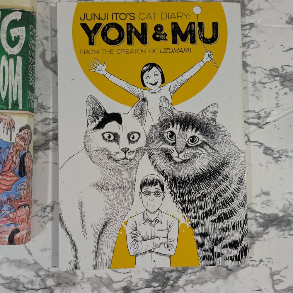 Junji Ito manga book set: Dissolving Classroom & Cat Diary: Yon & Mu - Picture 3 of 5